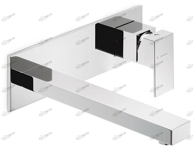 newform Смеситель для умывальника настенный с тарелкой Ergo-q 66429e
