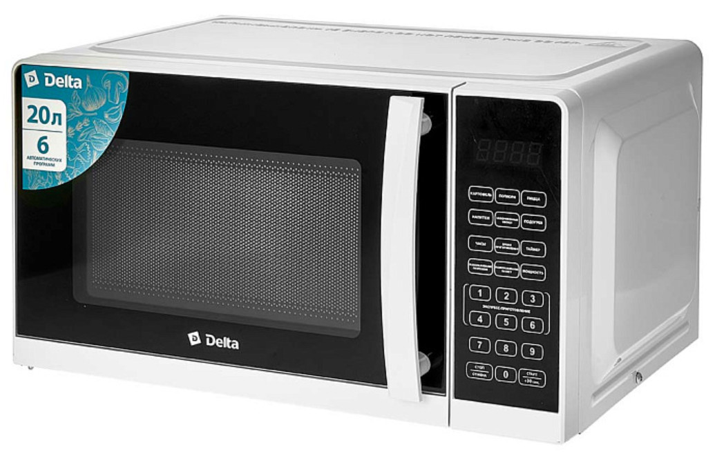 9211937 Микроволновая печь DELTA DL-89L20 белый STDN-0057314