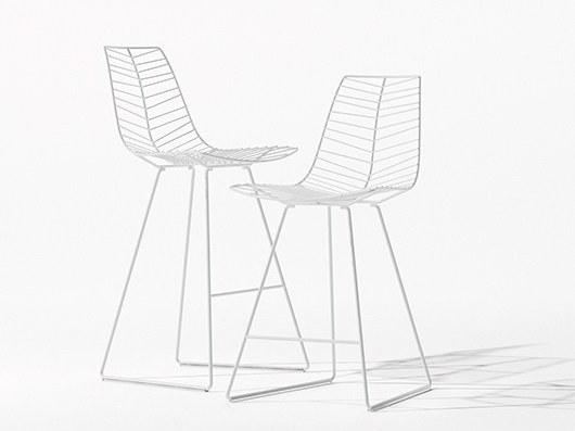 arper Табурет из стали с высокими санками и подставкой для ног Leaf sun-id-1489606 - Вид №2