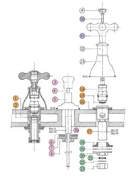 611920KK21 Смеситель Bandini Classic Santreyd - Вид №2