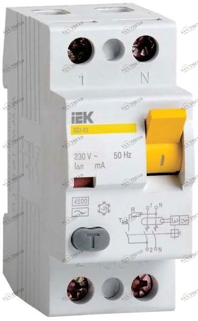 УЗО ВД1-63 2Р 40А 100мА ИЭК IEK 7410