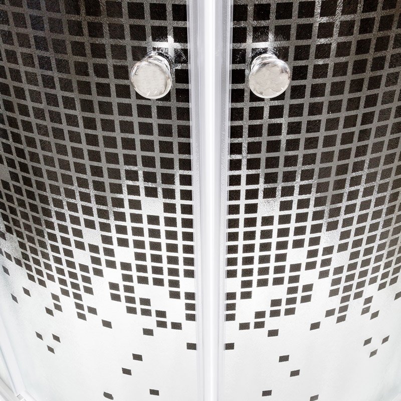 BМ4590 N с гидромассажем BLACK Душевая кабина DETO Серия ВМ L 890 N с гидромассажем BLACK - Вид №5