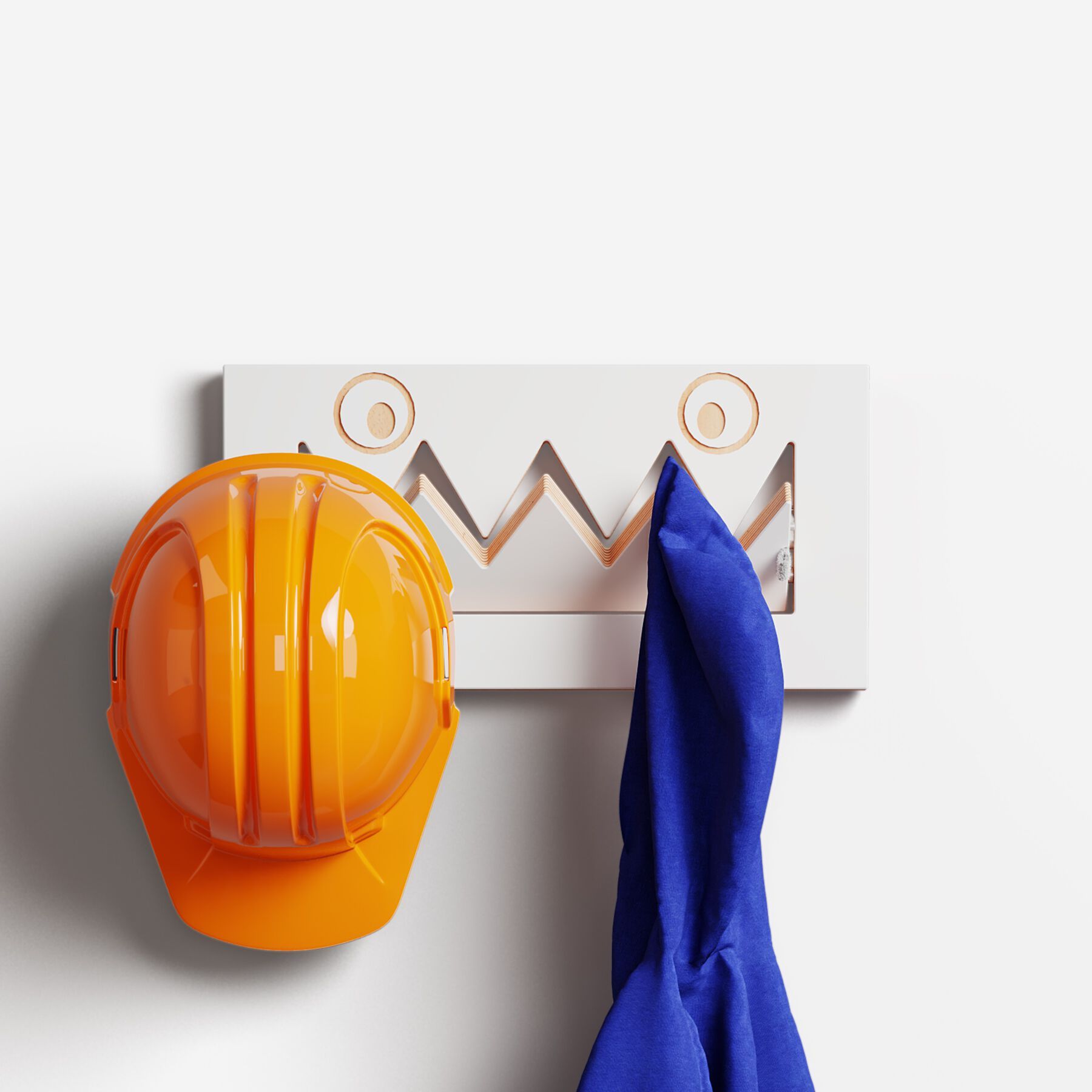 Вешалка для одежды из фанеры AMBIVALENZ Fläpps Crownhäng 40x20-1 ARCH-00070226 - Вид №5