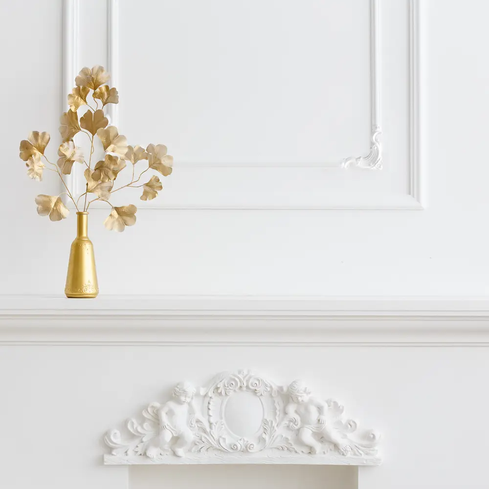 Угловой элемент полиуретан Decomaster 97010-6 белый 40 мм 2 шт STLM-2090885 - Вид №3