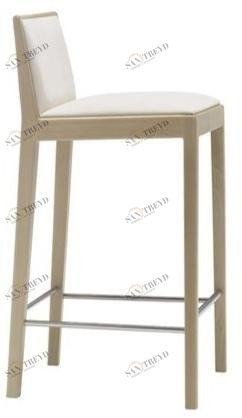 Andreu World Высокий табурет, обитый кожей Carlotta Bq0943