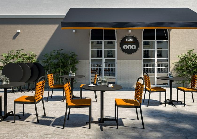 MOBIKA GARDEN Алюминиевый садовый стул с открытой спинкой Pumpkin sun-id-1379826 - Вид №1