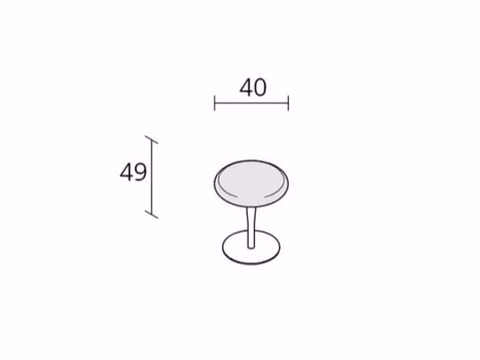 Низкий поворотный стул Alias ARCH-00048502 - Вид №2