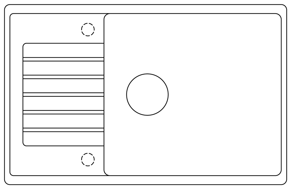 523282 Кухонная мойка Blanco Zia XL 6 S Compact кофе  Blanco Zia Кофе - Вид №9