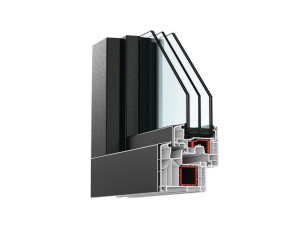 ПВХ/алюминиевые оконные рамы