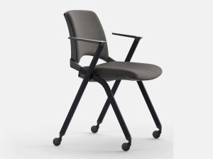 Штабелируемый стул для конференций с колесами