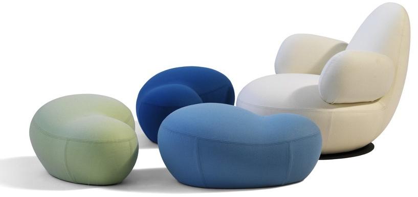 Blå Station Пуф из ткани / подставка для ног Oppo Bla Station sun-id-1488730 - Вид №6