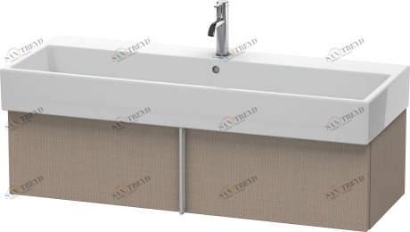 VA612907575 Тумбочка подвесная Vero Air #VA6129 1184 x 431 мм Лен, декор Duravit