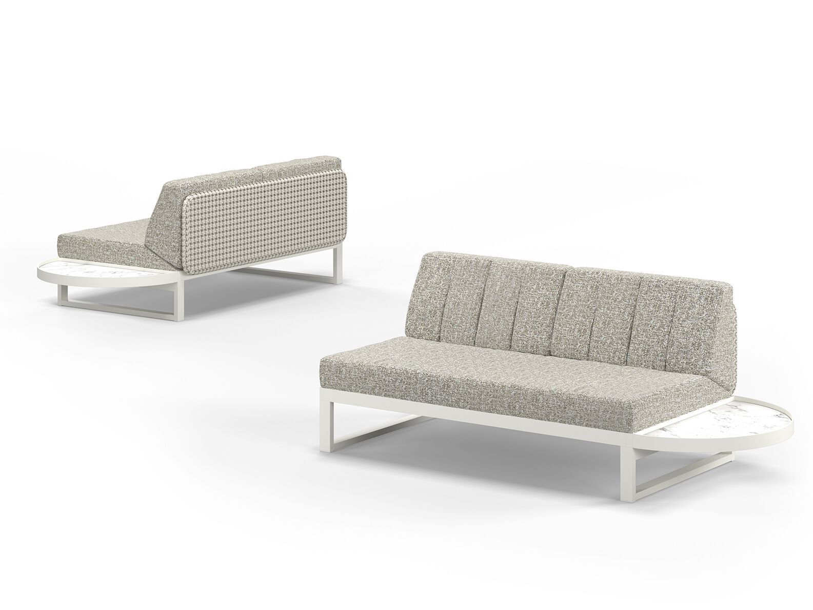 2-местный модульный тканевый диван с журнальной стойкой MAMAGREEN Munia ARCH-00077745 - Вид №3