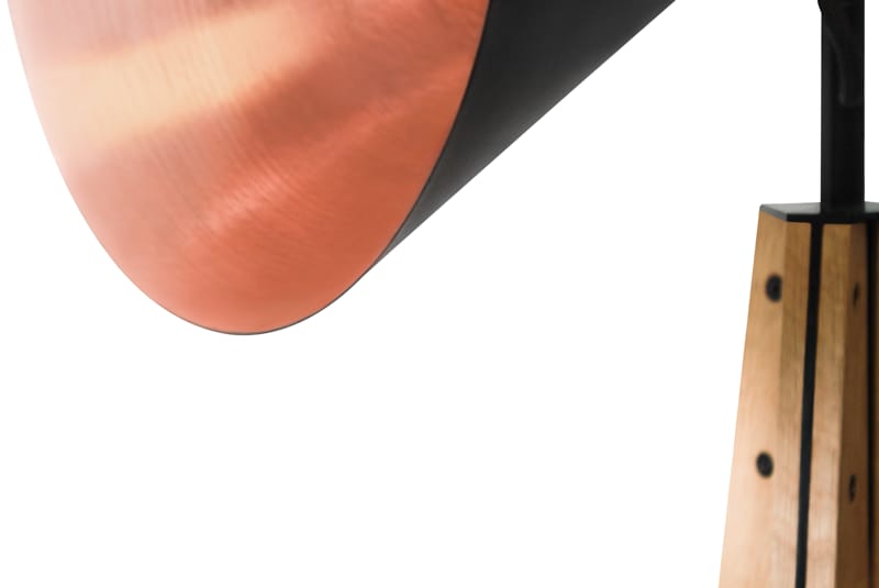 Торшер из алюминия и дуба Askia Light Tale ARCH-00144411 - Вид №7