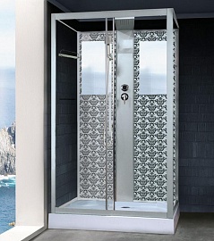 Душевая кабина NG-7711WBK (900x1200х2100) Santreyd 