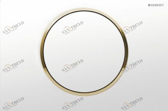 115.758.KK.5 смывная клавиша SIGMA 10 (бел/позолота) Santreyd 