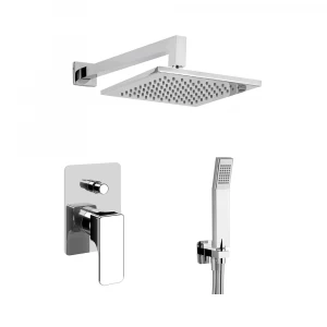 Набор душевой: смеситель 2 потока, тропический душ, ручной душ