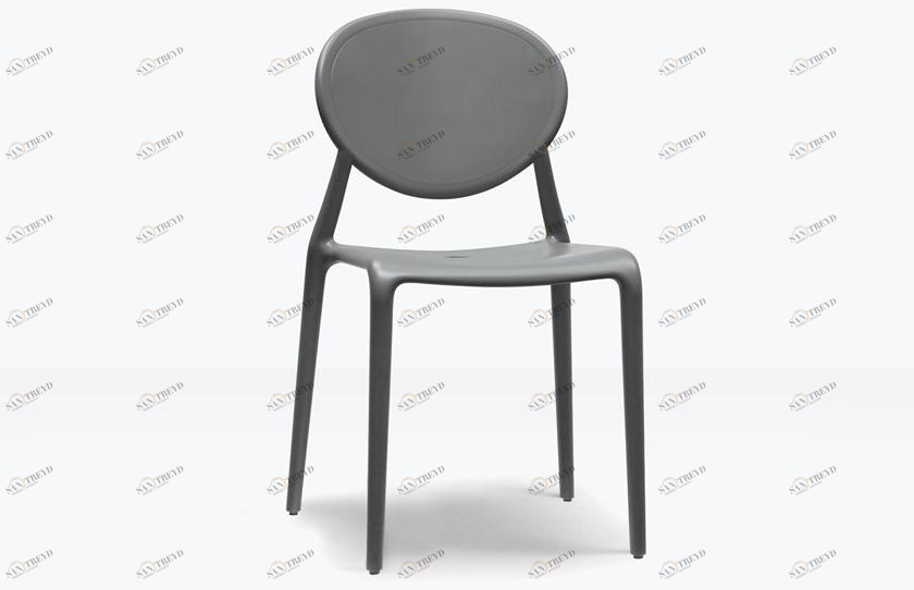 SCAB DESIGN Эргономичное штабелируемое кресло с медальоном из технополимера Gio sun-id-1361672