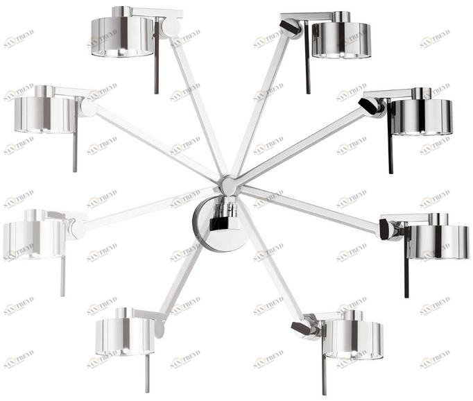 AXOLIGHT Галогенный настенный светильник с гибким кронштейном Ax 20 sun-id-1396123