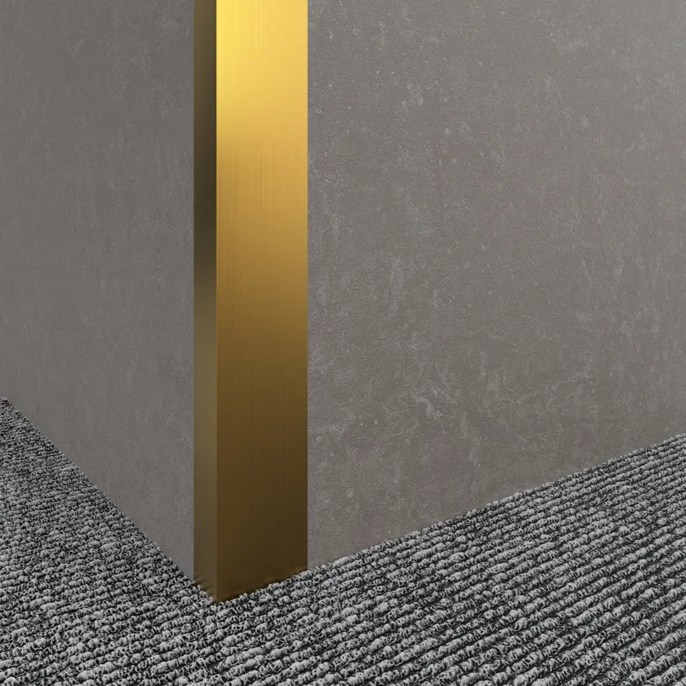 Профиль L-образный алюминий анодированный 20x10x1.2x1000 мм золотой Santreyd STLM-2100005 - Вид №2