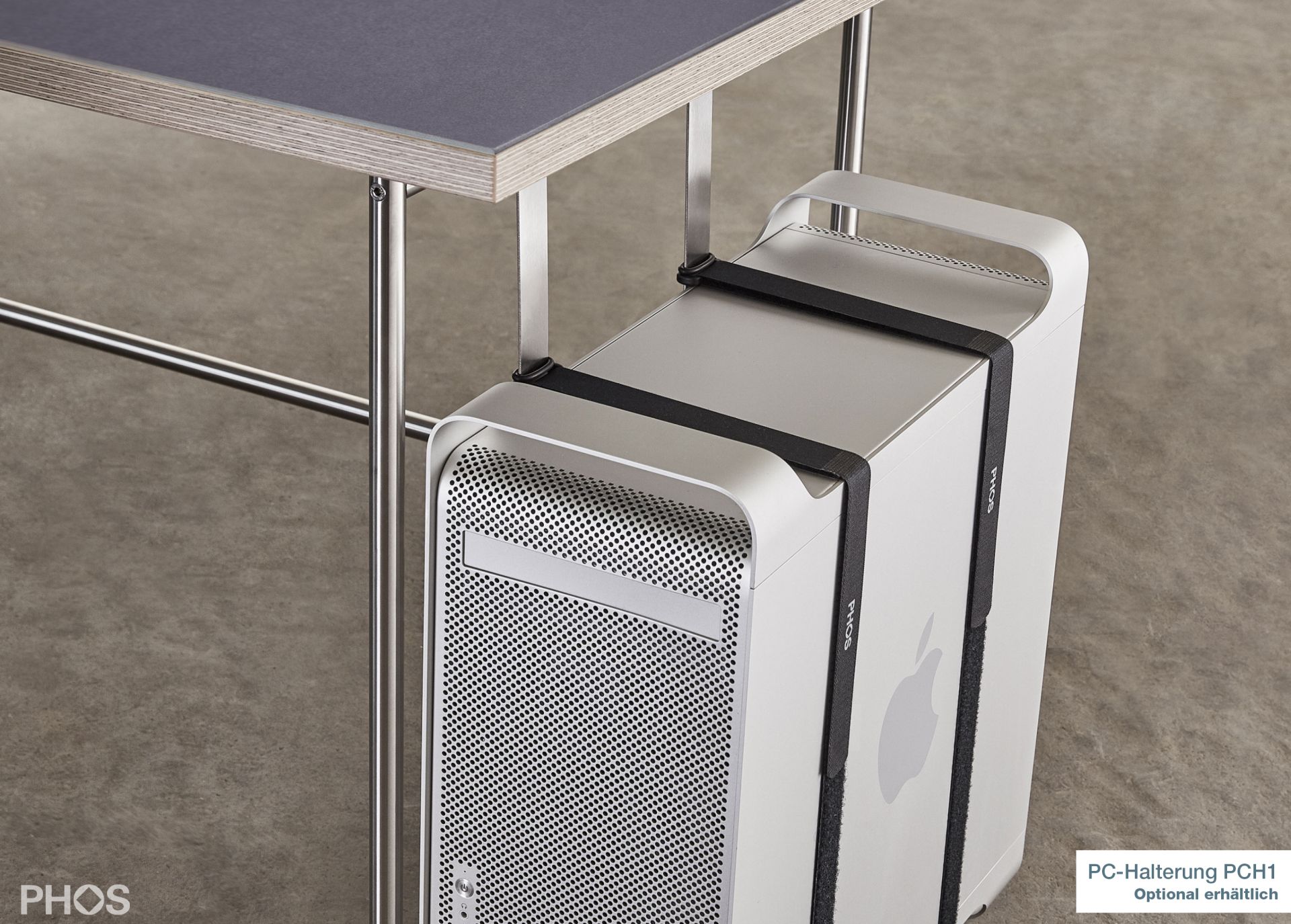 KATI-S1-200x90-L4178 Стол Карлсруэ - письменный стол со столешницей из линолеума - 200 х 90 х 75 см. PHOS  - Вид №5