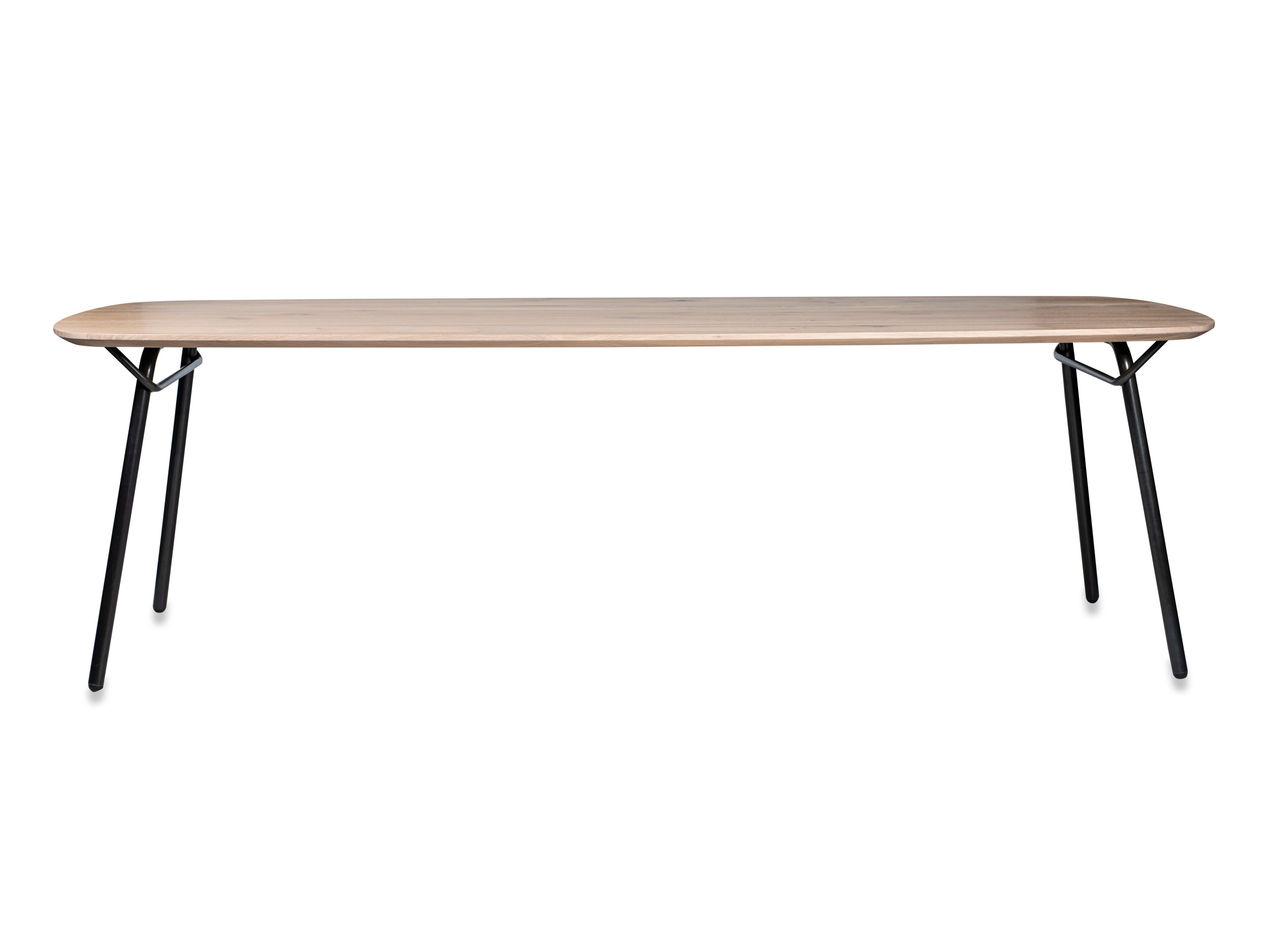 Прямоугольный стол из стали и дерева Jess Vain ARCH-00065278 - Вид №1