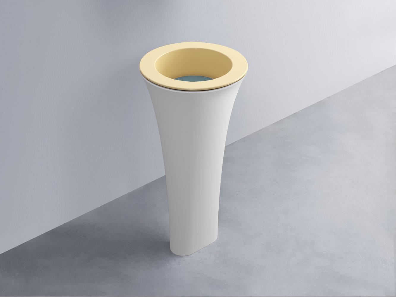 AMLA45-CN+AMPILT-PL+AMCOLT-BL Раковина Amedeo Tondo отдельностоящая cielo Enjoy + Amedeo Ceramica Cielo