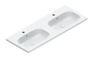 Двойной прямоугольный умывальник