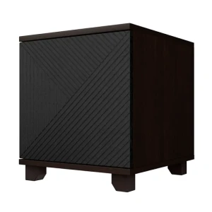 91897451 Тумба прикроватная Двенадцать стульев 40x45x40 см ЛДСП цвет черный STLM-1376756