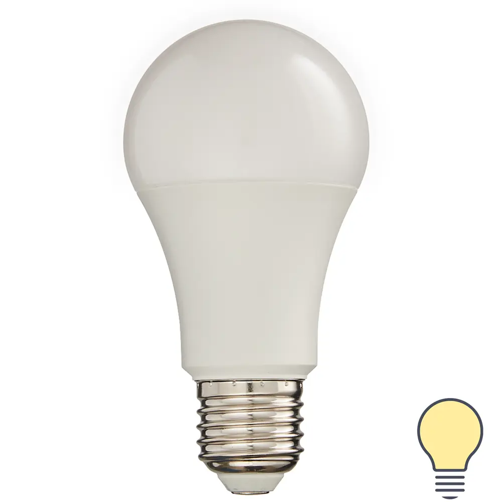 Лампа умная светодиодная Wi-Fi Osram Smart Plus E27 220-240 В 9.5 Вт груша матовая 1055 лм теплый белый свет LEDVANCE STLM-2152542
