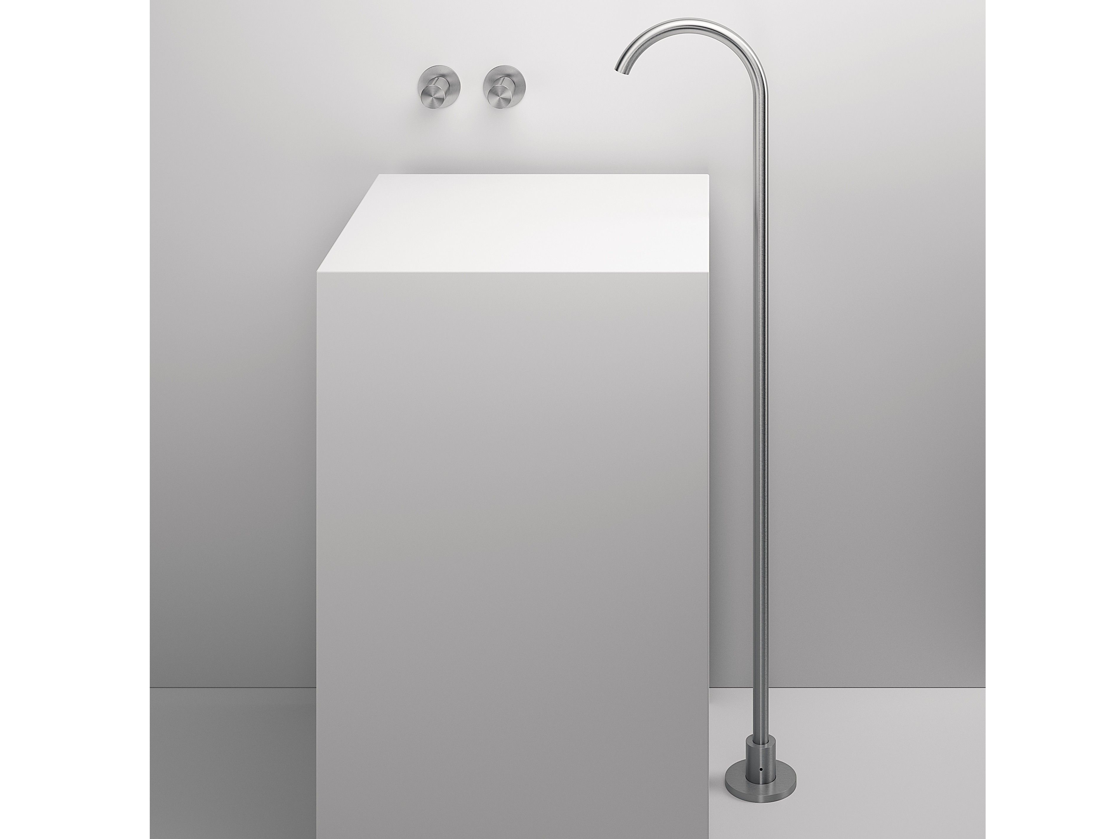 Смеситель для раковины с 3 отверстиями из нержавеющей стали Zazzeri Z316 ARCH-00122812 - Вид №1