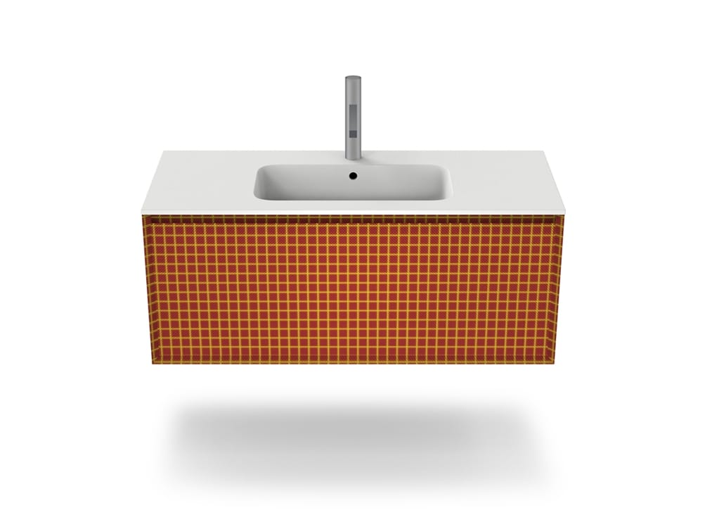 Подвесной умывальник с ящиками MOMENTI Home &amp ARCH-00008631