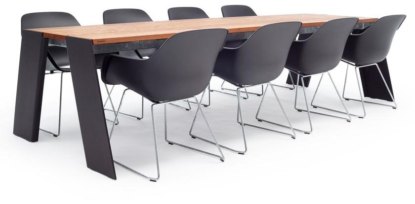 Extremis Прямоугольный стол для совещаний в iroko Hopper sun-id-1459871 - Вид №1