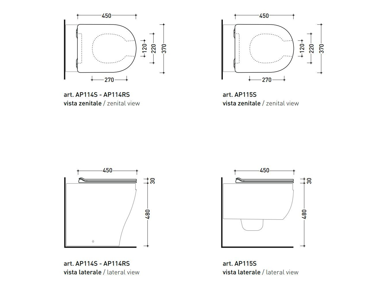 Термореактивное сиденье для унитаза Ceramica Flaminia APP SOLUTION ARCH-00015937 - Вид №1