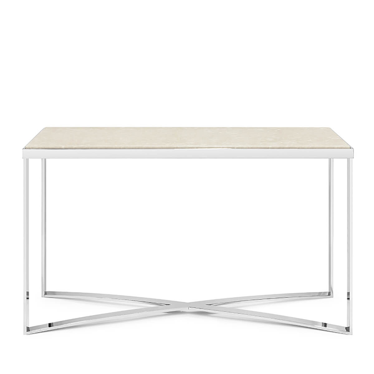 450184-37 ABHIKA КОНСОЛЬ ХРОМО МРАМОР H96,5 152,5X52 HAZELNUT 