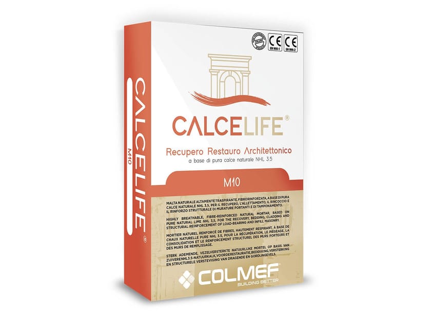 NHL 3.5 чистый натуральный известковый фиброзно-укрепленный раствор Colmef Calcelife ARCH-00082114