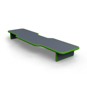 91347078 Подставка для монитора и акустической системы Vmmgame BS-2BGN 120x12x33 см ЛДСП черный/зеленый STLM-1399111