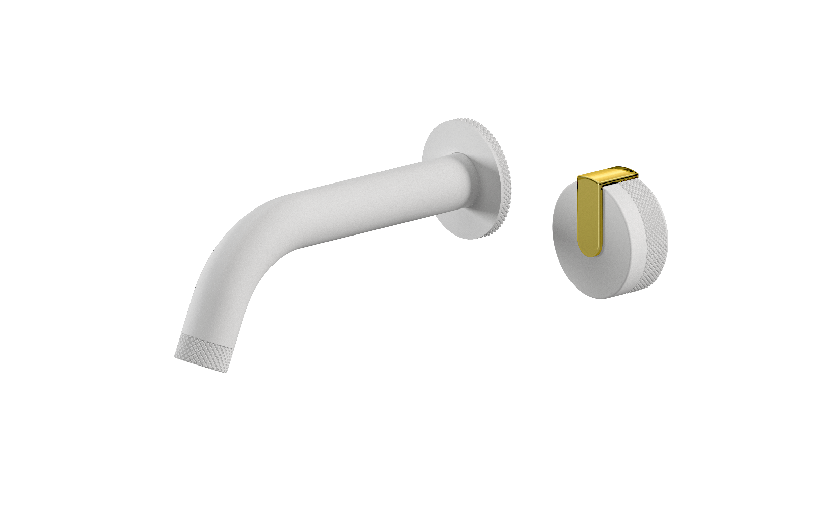 E-11535-R1WT-L1PB-WT Настенный прогрессивный смеситель скрытого монтажа для раковины GRAFF MOD+