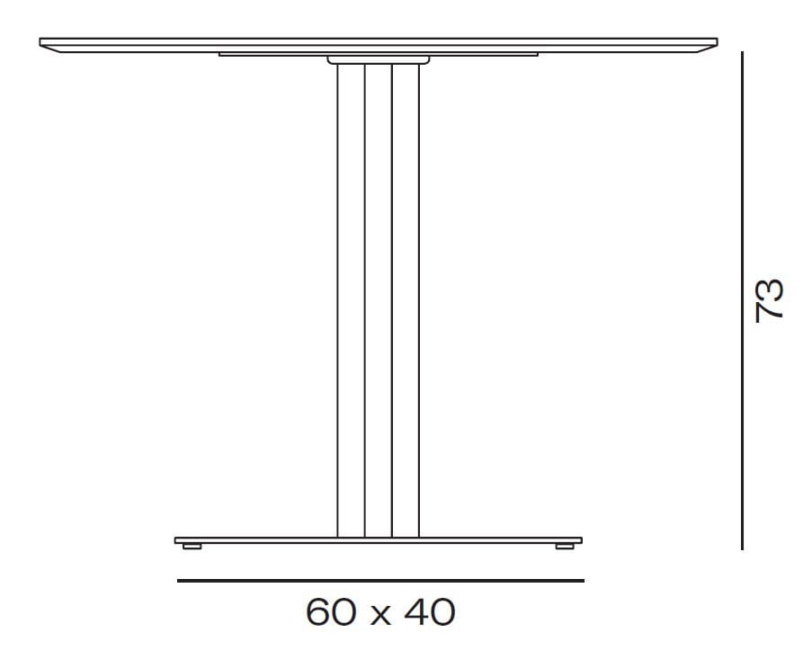 Прямоугольный стол Dekton® Vergés сэндвич ARCH-00033694 - Вид №3