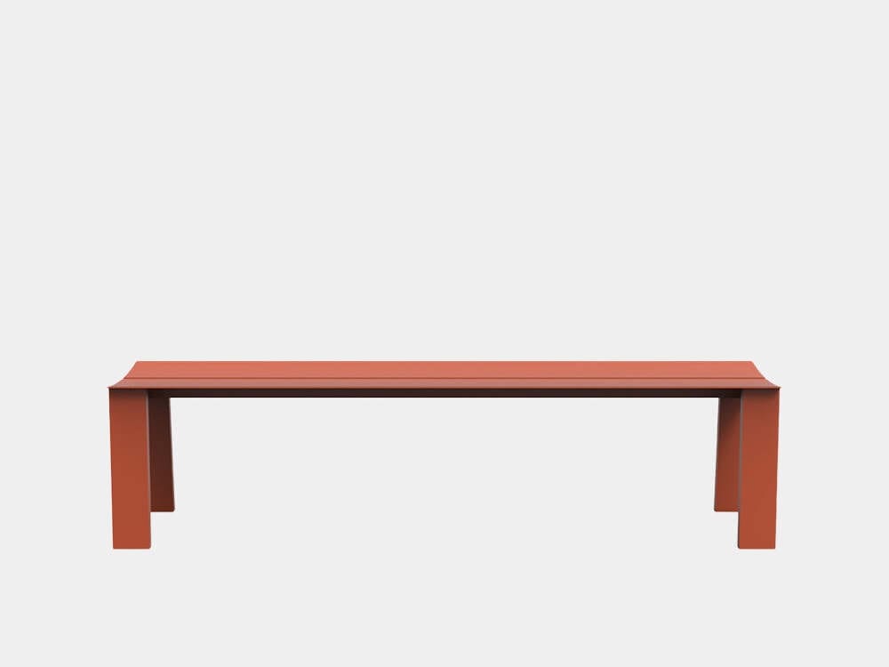 Алюминиевая скамья с порошковым покрытием RS Barcelona Seu ARCH-00067573 - Вид №139