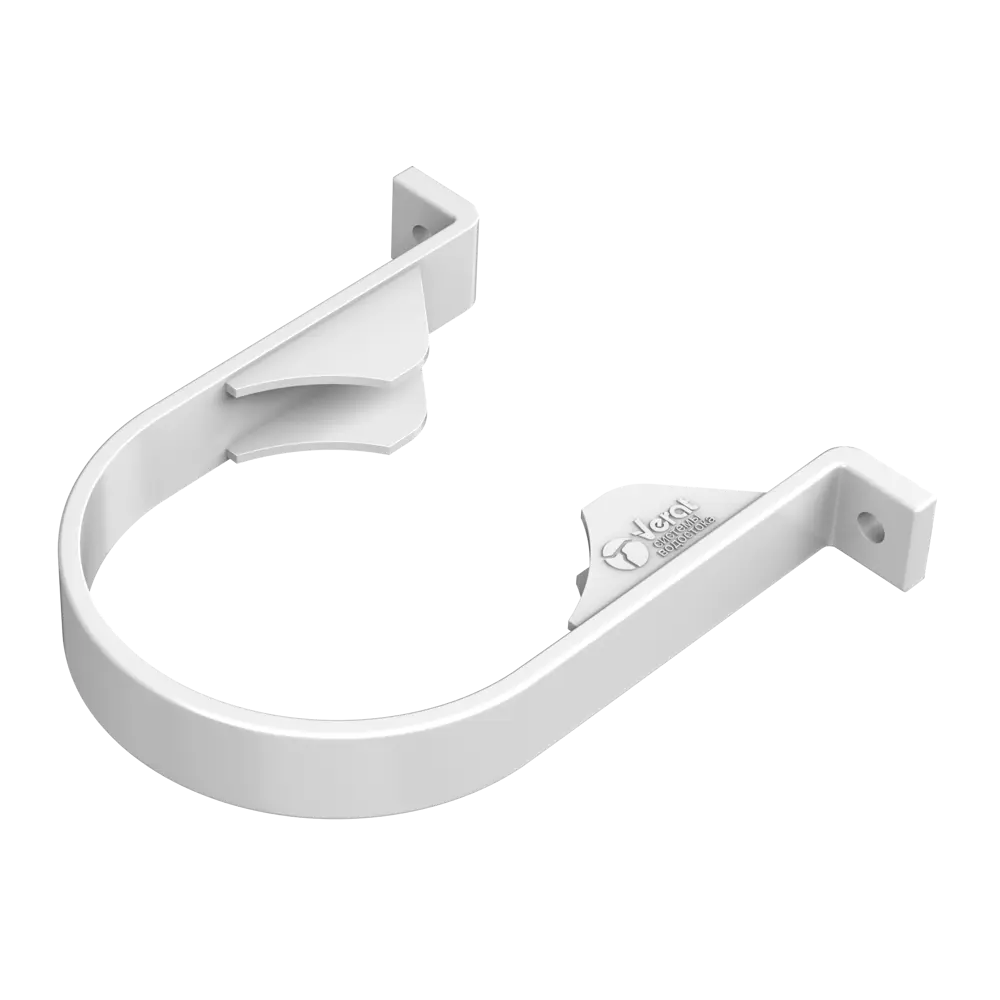 Хомут для водосточной трубы 82 мм цвет белый ТЕХНОНИКОЛЬ STLM-2027419