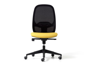 Офисное кресло с регулируемой высотой и сетчатым колесом с 5 спицами