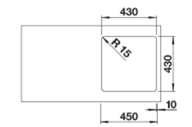 526118 Кухонная мойка Blanco Solis 400-IF  Blanco Solis  - Вид №4