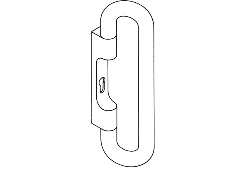 111PBDG02 набор ручек HEWI Beschläge für Außentüren  - Вид №8