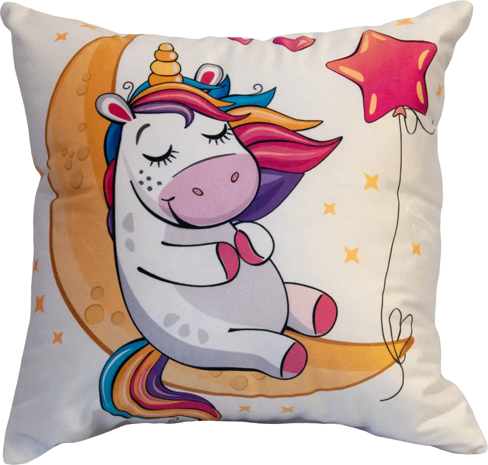 SEASONS Декоративная подушка «Единорог» 40×40 см с ярким принтом 86112133