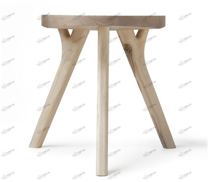 Nikari Низкий деревянный табурет 12 design for nature sun-id-1436767