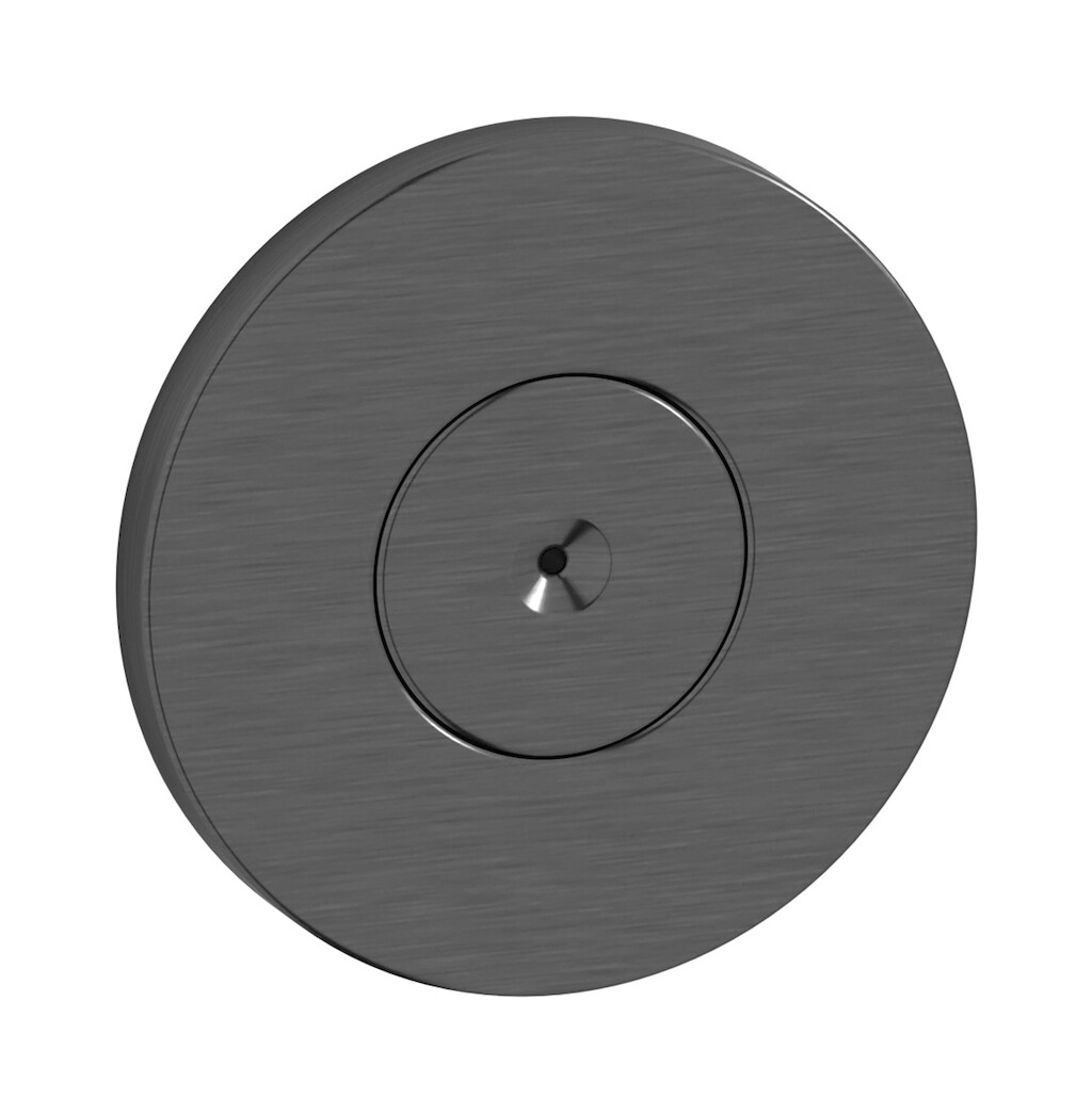 Боковая форсунка круглая с распылением WE ARE IB sh030pl Brushed Black Chrome RICAMBI