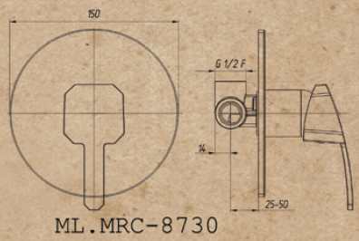 ML.MRC-8730.cr Смеситель Migliore Mercury - Вид №1