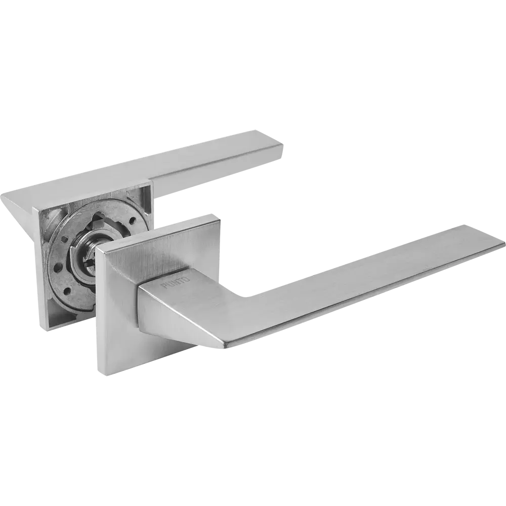 Дверные ручки PUNTO Ilusion для межкомнатных дверей в матовом хроме 85203185 STLM-0059846