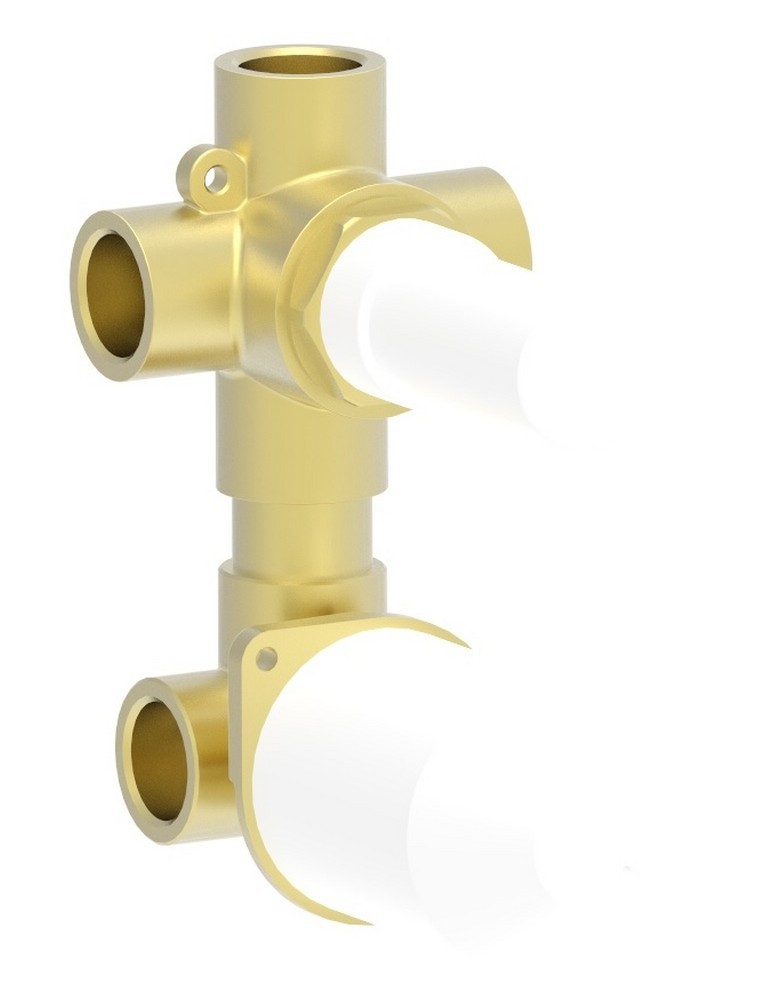 124035 Bellosta Rubinetterie ВСТРОЕННЫЙ СМЕСИТЕЛЬ С ДИВЕРТЕРОМ НА 3 ВЫХОДА 